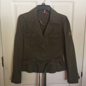 Army green jacket